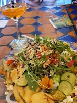 Gemischter Salat Mit Gratiniertem Schafskäse
