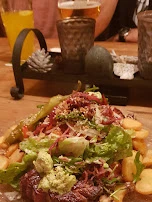 Großer Blattsalat Mit Rumpsteakstreifen